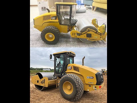 CAT CS11 RC hydraulic metal roller surprise debut!