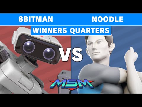 MSM Online 18 - 8bitman (ROB) Vs NOODLE (WiiFit Trainer) Winners Quarters - SSBU