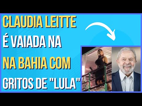 CLAUDIA LEITTE é VAIADA por FÃS na BAHIA com GRITOS de "LULA"! Veja!