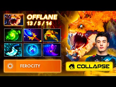 [7.39c] Collapse PRIMAL BEAST Offlane | Full Gameplay Dota Class