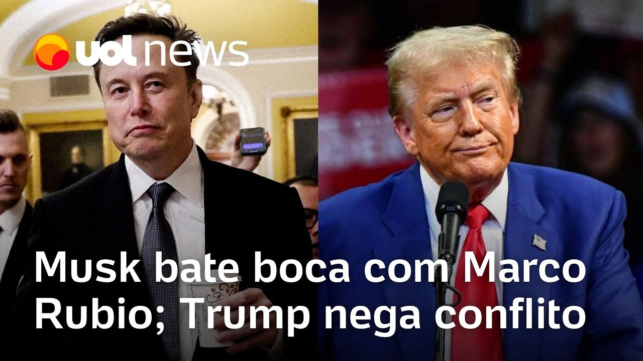 Elon Musk e Marco Rubio discutem na Casa Branca; Trump nega confronto entre eles