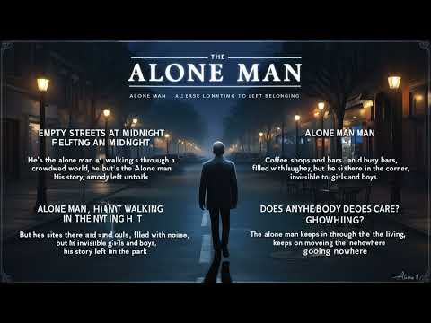 "The Alone Man: A Story of Loneliness in the City" #AloneMan #Loneliness #MentalHealth #CityLife