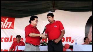 preview picture of video 'Metapan, FMLN,  Roberto Lorenzana presenta candidato a alcalde Joel Avelar'