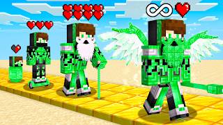 BIRTH TO DEATH AS A EMERALD GOD IN MINECRAFT !!!