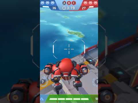 lancer trying to climb up 😂. #shorts #mech arena @soulalok12e4