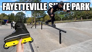 Fayetteville Rowan Skate Park // Aggressive Inline Skating