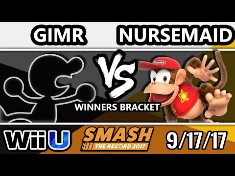 STR 2017 Smash 4 - VGBC | Gimr (G&W) Vs. Nursemaid (Diddy Kong) - Smash Wii U Bracket