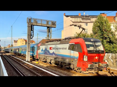 Nachtzug EN 346 / EN 95400 der SJ v. Berlin-Gesundbrunnen über Hamburg+Copenhagen+Malmö n.Stockholm