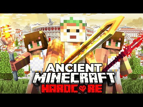 100 Players Simulate an ANCIENT Hunger Games in Minecraft...