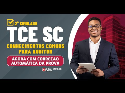 Correção Ao Vivo - 2° Simulado TCE SC - Conhecimentos Comuns para Auditor