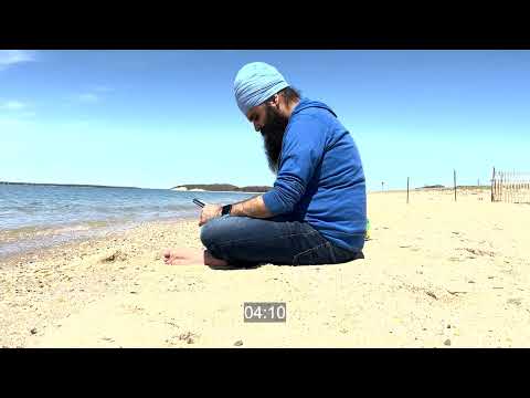 Read With Me for 10 Minutes on a Beach (real time with music)