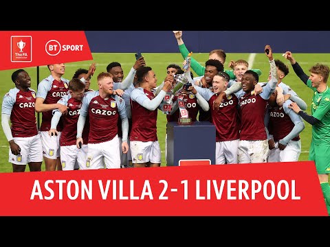 Aston Villa vs Liverpool (2-1) | Villans celebrate win over Reds | FA Youth Cup Final Highlights
