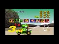 Mario Kart 64 Mushroom Cup Mirror Mode