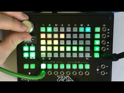 Empress Effects ZOIA Euroburo tutorial:  "CV input options -- clock filters and transpose 0V"