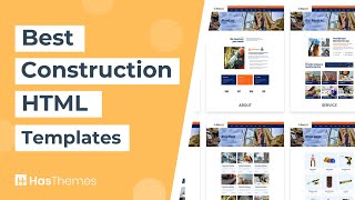 10 Best Construction HTML Templates 2022 | Construction Website Templates