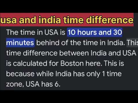 Difference Between California And India Time
