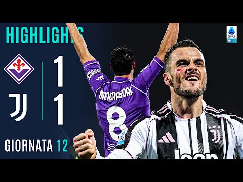 Video highlights della Fiorentina vs Juventus (1 a 1) - Giornata 12 - Fantacalcio e fantamedie