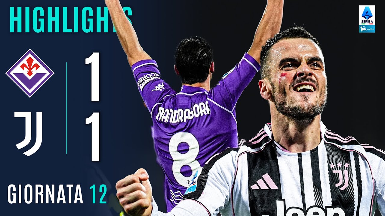 FIORENTINA-JUVENTUS 1-1 | HIGHLIGHTS | 12ª GIORNATA | SERIE A ENILIVE 2025/26