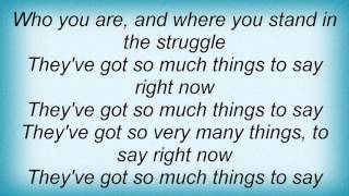 Lauryn Hill - So Much Things To Say Lyrics