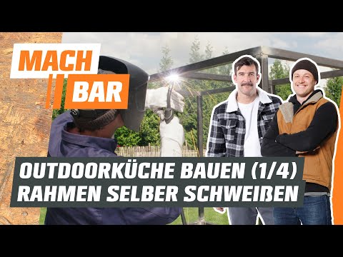 Build your own outdoor kitchen: Welding the frame (Part 1) | OBI