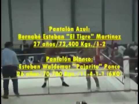 Esteban Waldemar "Pajarito" Ponce vs. Bernabé Esteban "El Tigre" Martínez
