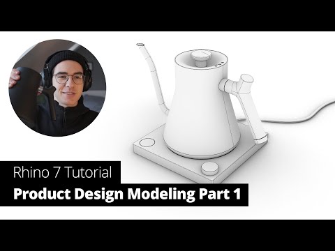 Rhino 7 Product Design Modeling Tutorial Part 1