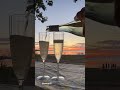 Captivating Sunset Serenade: Savor the Moment with White Wine Pouring #sunset #ugccontentcreator