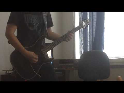 Amon Amarth - Guardians of Asgaard guitar cover with backing track
