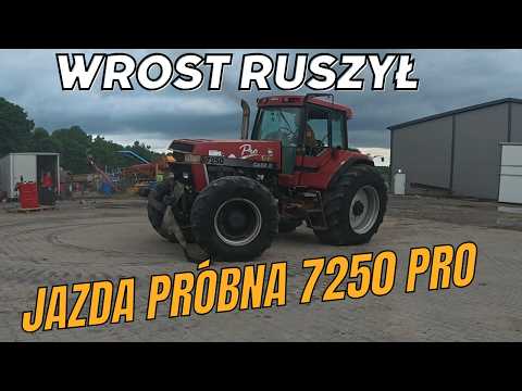 Wrost jazda próbna po długim postoju. Co oni mu zrobili? Magnum 7250 Pro chce do pracy.