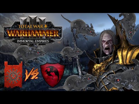 A TRUE VERMINTIDE, FEAR IT, RUN FROM IT! Vampire Counts vs Skaven - Total War Warhammer 3