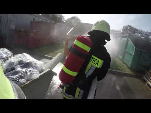 Vatrogasci Mala Subotica - Požar skladišta i spašavanje unesrećene osobe