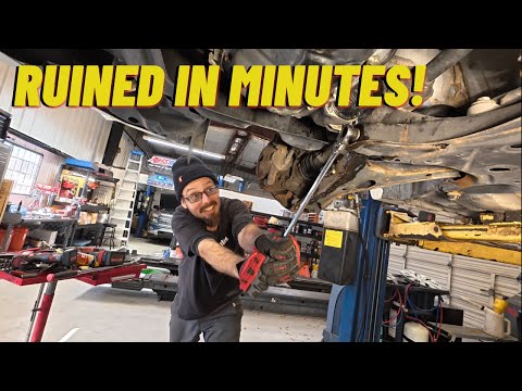 Mechanic Destroys Customers FRAME! Control Arms Gone WRONG! 