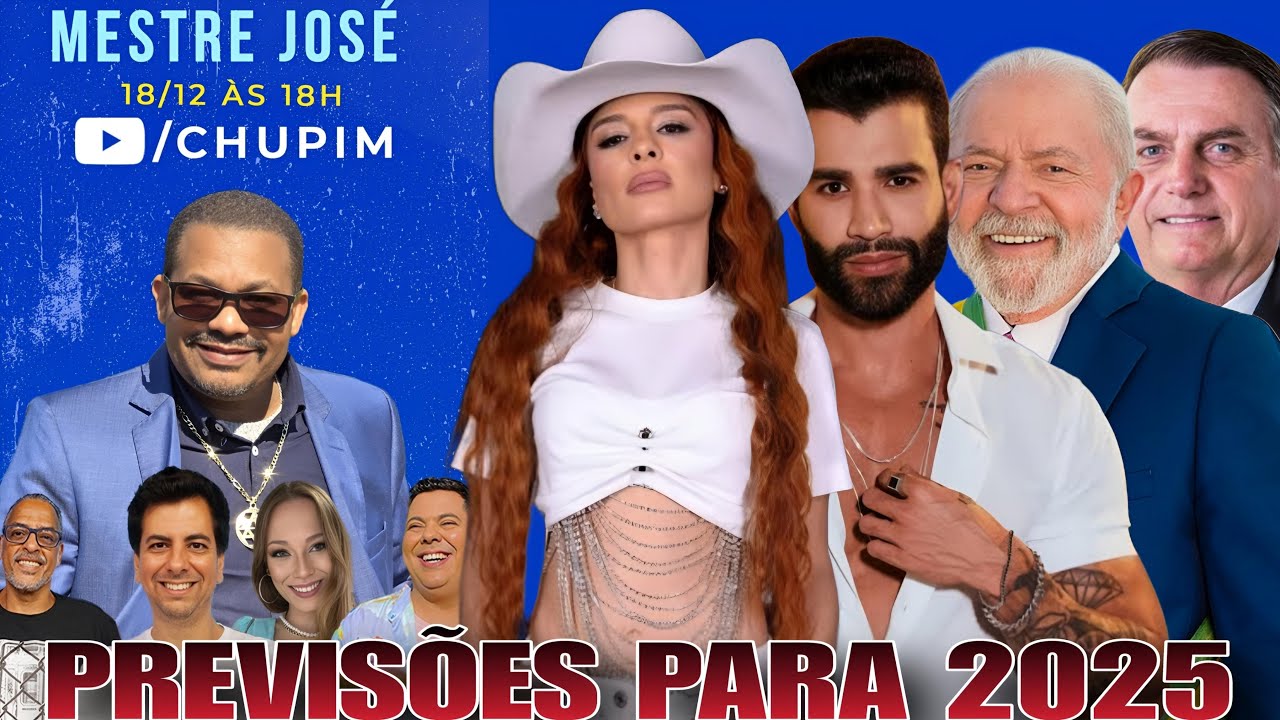 BOMBA BOMBA! CONFIRA HOJE NO CHUPIM PREVISÕES PARA ESSES FAMOSOS EM 2025