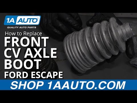 How to Replace Front CV Axle Boot 08-12 Ford Escape