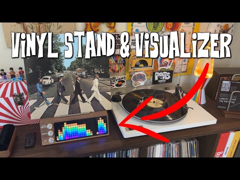 Vinyl Now Playing Stand & Visualizer Unboxing & Review (Petru Designs)