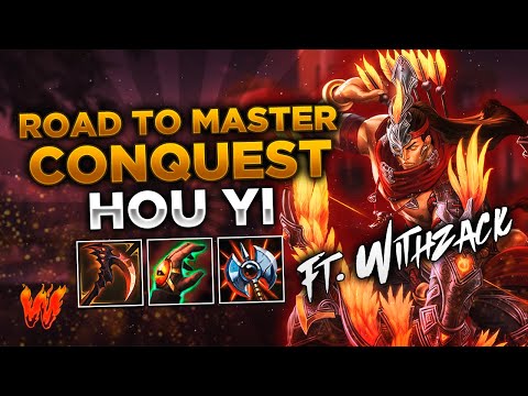 HOU YI, REBOTITOS MC WARCHO? ft. WithZack - Warchi - Smite Road to Master Conquest