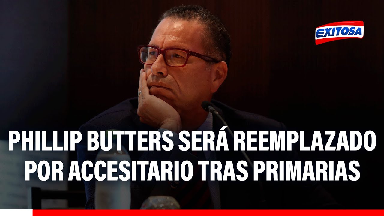 🔴🔵 Phillip Butters será reemplazado por accesitario tras resultados de primarias, señala vocero ONPE