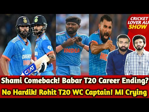 No Hardik! Rohit T20 WC Captain! MI Crying | Ind Won Test in Bad Pitch? | Shami Comeback | Ind v Afg
