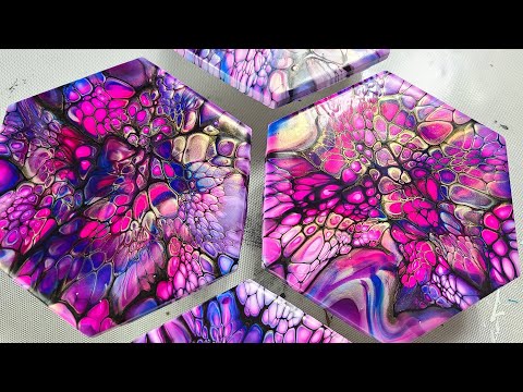 76. AMAZING SheleeArt Bloom Technique!  Acrylic Pouring - Fluid Art