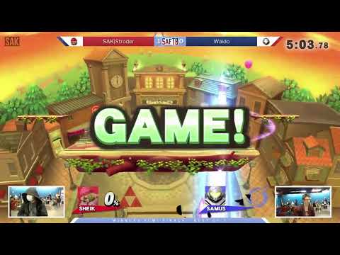Saturdays are for the Boys February Winners Semis - SAK|Stroder (Sheik) vs Waldo (Samus/Diddy Kong)