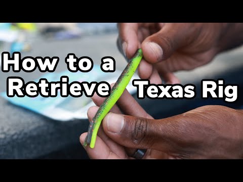How to Retrieve a Texas Rigged Soft Plastic Worm