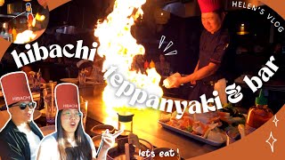 FOOD VLOG: First Time at A HIBACHI Teppanyaki Restaurant. 🔥👨🏻‍🍳