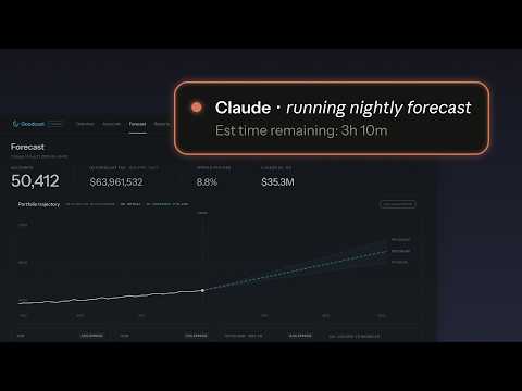 Video thumbnail: Claude Fable 5.1 runs the forecast overnight