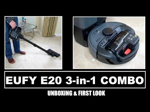 Eufy E20 3 in 1 Combo Robotic Vacuum Cleaner Unboxing & First Look #unsponsored