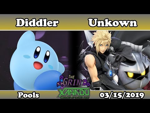 The Grind 68 Diddler (Kirby) vs Unknown (Cloud, Meta Knight) Pools