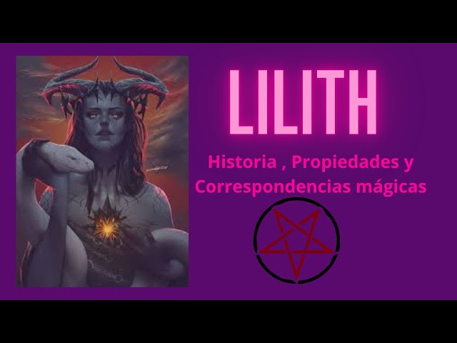 Vídeo relacionado con Lilith: sus Máscaras, Rituales y Manifestaciones: Black Edition