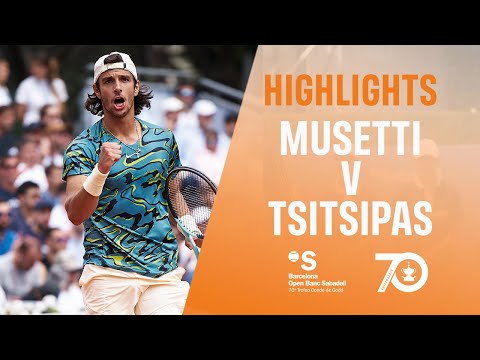 Musetti vs Tsitsipas Highlights | Semifinal | Barcelona Open Banc Sabadell 2023