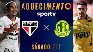 SÃO PAULO X MIRASSOL | AQUECIMENTO AO VIVO | BRASILEIRÃO 2026 | #live | sportv