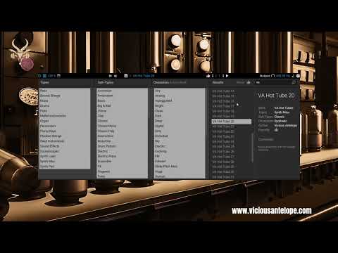 40 Vintage Prog Rock Synth Presets for Knifonium - Hot Tubes Soundbank walkthrough Vicious Antelope