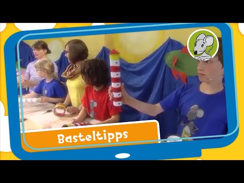 Bastelanleitung Leuchtturm aus „Benjamin am Strand" - Basteln mit Kindern